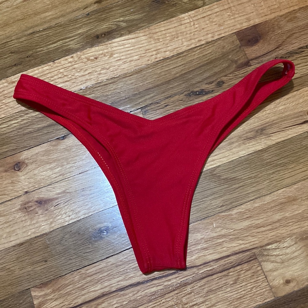 Cheeky Brazilian thong bikini bottom